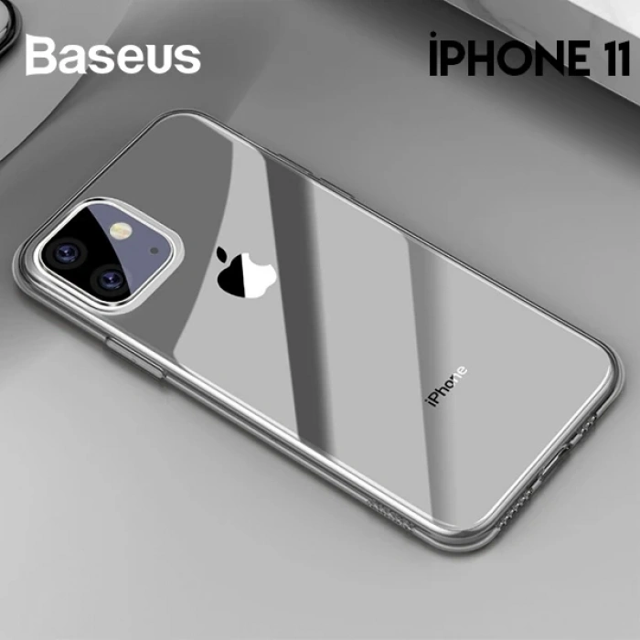 Baseus Simplicity Series iPhone 11 6.1inch  Şeffaf Gel Silikon Kılıf-(1903)