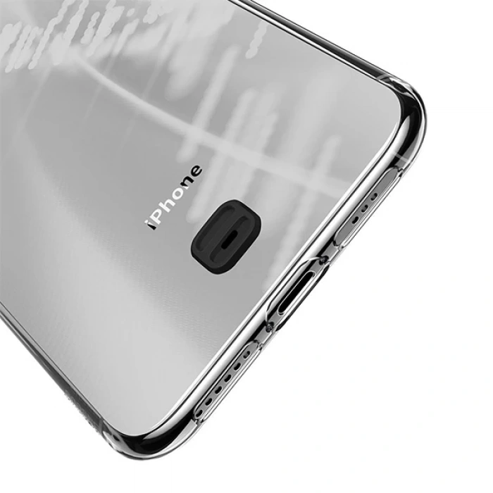 Baseus Transparent Key İPhone 11 Pro Max 6.5inch (2019) Şeffaf Silikon Kılıf-(1903)
