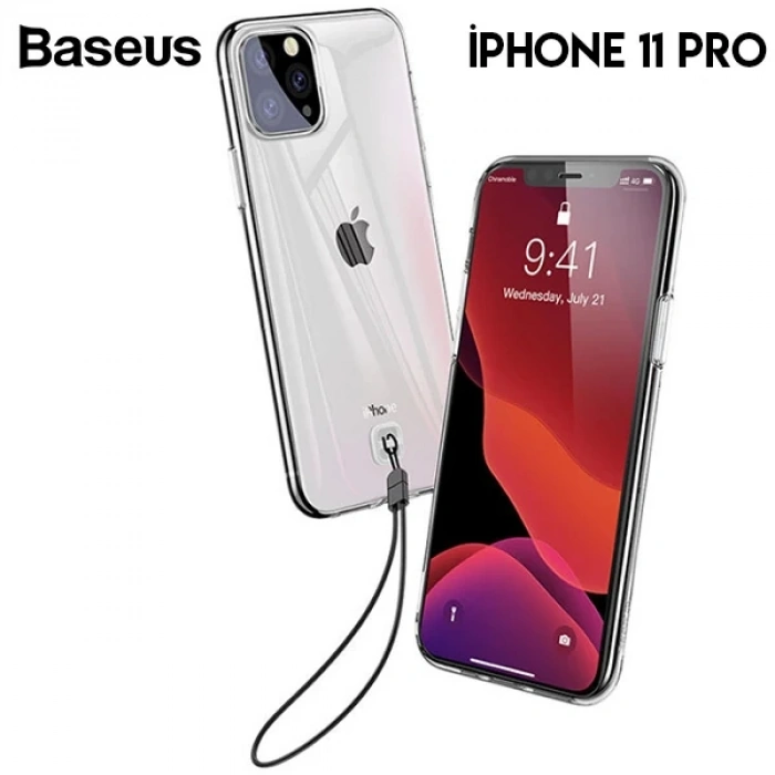 Baseus Transparent Key İPhone 11Pro 5.8inch Şeffaf Silikon Kılıf-(1903)