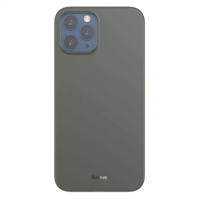 Baseus Wing Case İPhone 12 Pro 6.1 Kılıf Ultra İnce Lux Mat Şeffaf Kılıf-(1903)