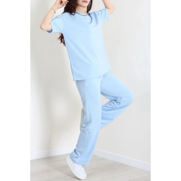 Baskılı Oversize İki İplik Wortex Takım Bebemavi - 80315.1878.
