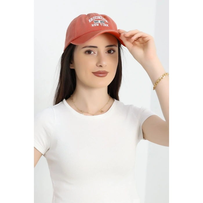 Baskılı Şapka Kiremit - 70156.1736.