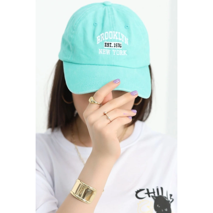 Baskılı Şapka Mint - 70156.1736.