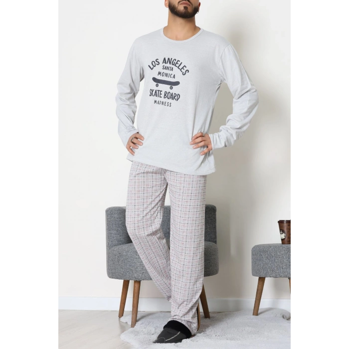 Baskılı Süprem Erkek Pijama Takımı Griekose - 70862.1961.