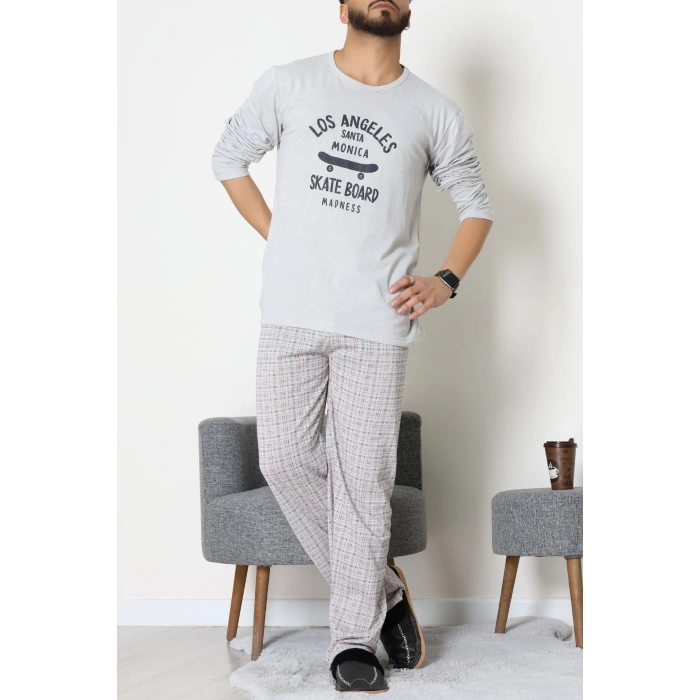 Baskılı Süprem Erkek Pijama Takımı Griekose - 70862.1961.