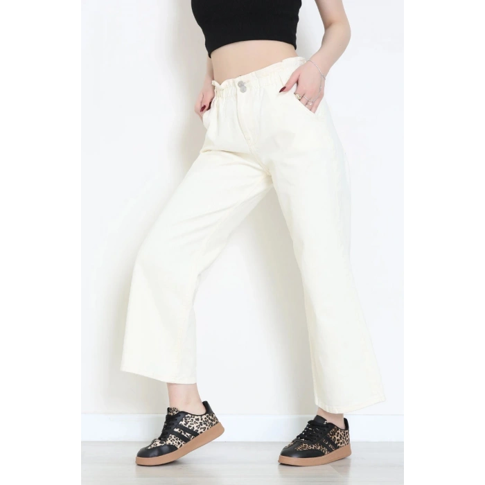 Bel Lastikli Battal Palazzo Jean Krem - 405145.2141.