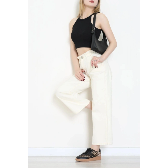 Bel Lastikli Battal Palazzo Jean Krem - 405145.2141.