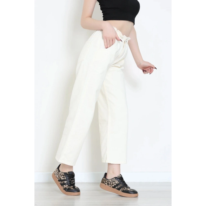 Bel Lastikli Battal Palazzo Jean Krem - 405145.2141.