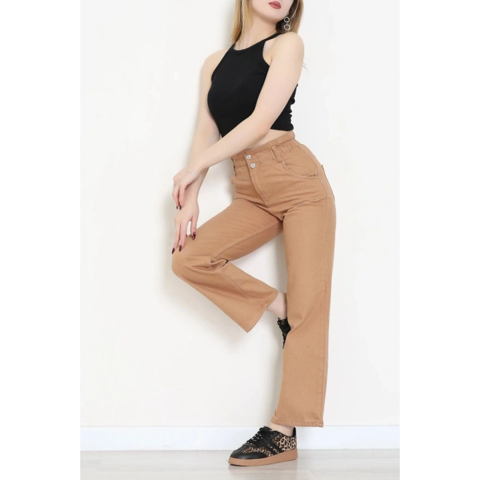 Bel Lastikli Palazzo Kot Pantolon Devetüğü - 405354.2141.