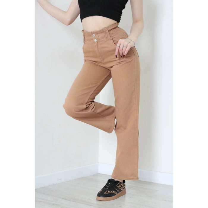 Bel Lastikli Palazzo Kot Pantolon Devetüğü - 405354.2141.