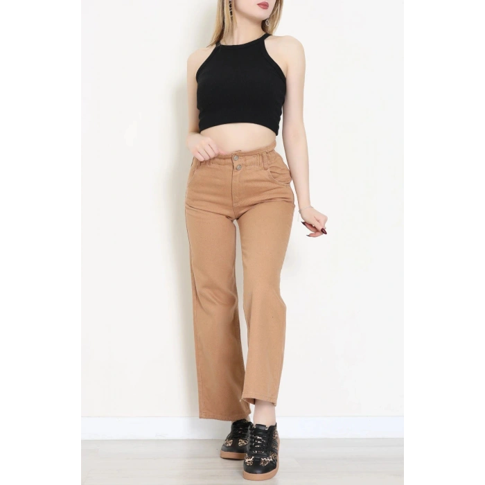 Bel Lastikli Palazzo Kot Pantolon Devetüğü - 405354.2141.