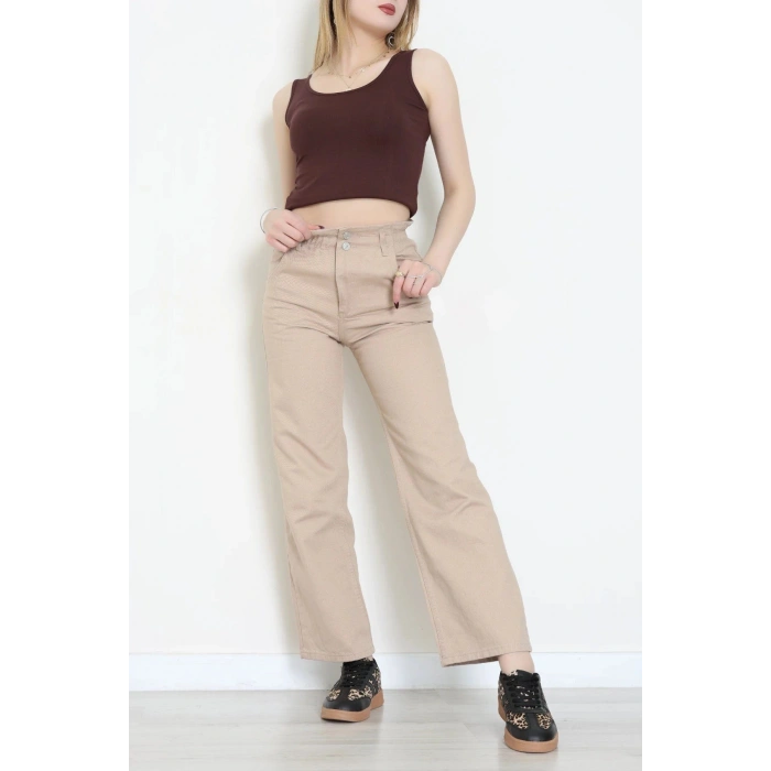 Bel Lastikli Palazzo Kot Pantolon Kumbeji - 405354.2141.