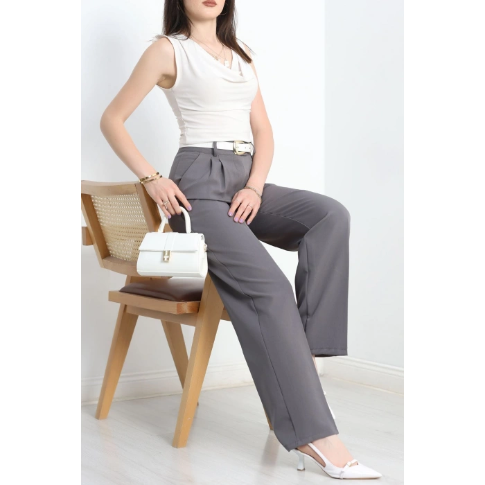 Bel Lastikli Palazzo Pantolon Dumangri - 30388.1397.