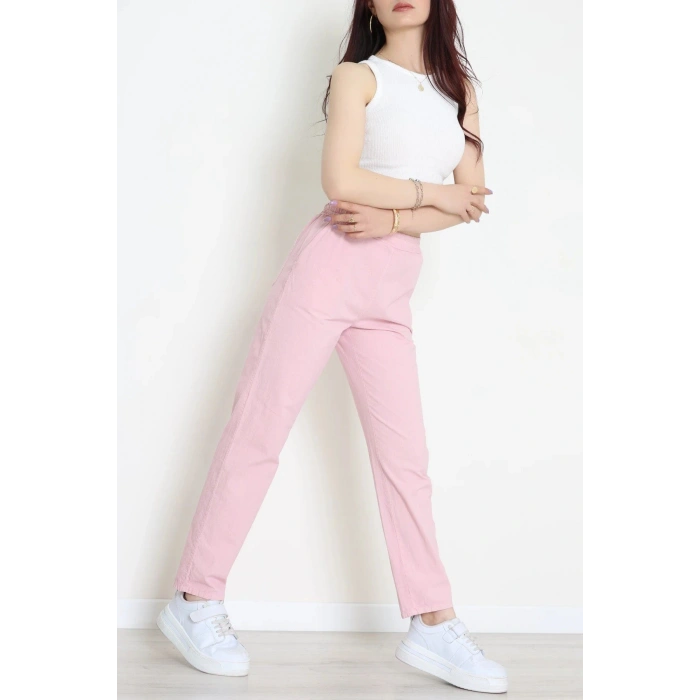 Bel Lastikli Pantolon Pembe - 030.1238.