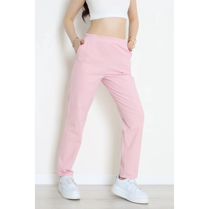 Bel Lastikli Pantolon Pembe - 030.1238.