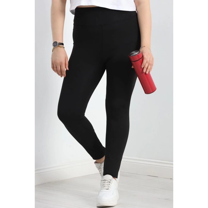 Bel Yazılı Battal Dalgıç Tayt Siyah - 50073.1098.