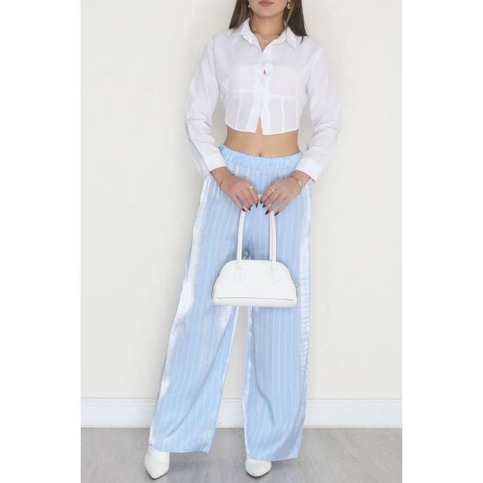 Beli Lastikli Saten Pantolon Bebemavi - 4109.1595.