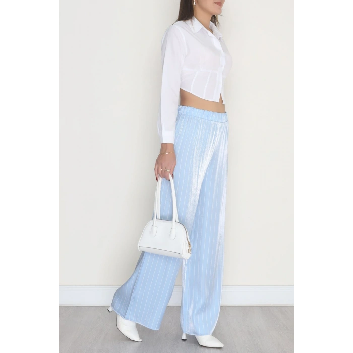Beli Lastikli Saten Pantolon Bebemavi - 4109.1595.