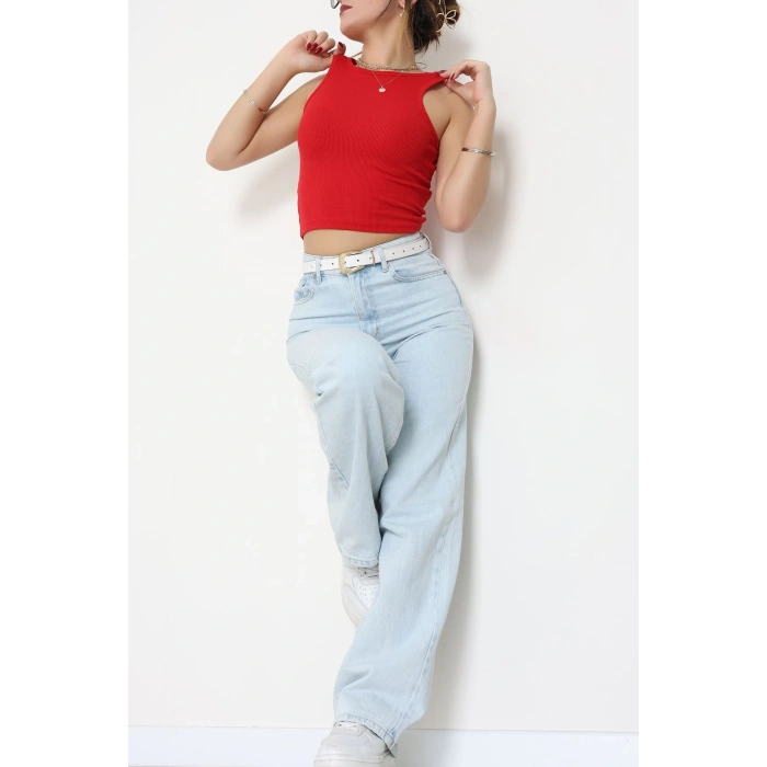 Bisiklet Yaka Kaşkorse Atlet Kırmızı - 21172.200.