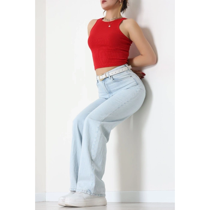 Bisiklet Yaka Kaşkorse Atlet Kırmızı - 21172.200.