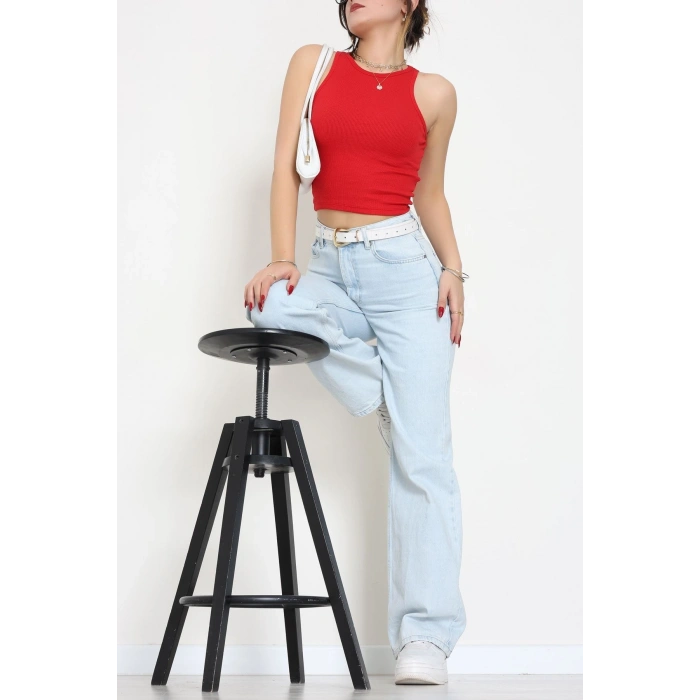 Bisiklet Yaka Kaşkorse Atlet Kırmızı - 21172.200.