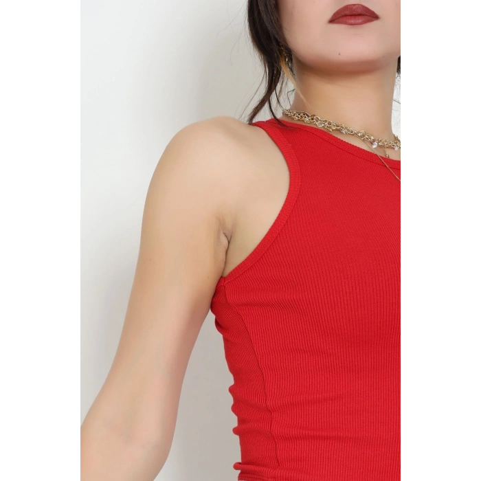 Bisiklet Yaka Kaşkorse Atlet Kırmızı - 21172.200.