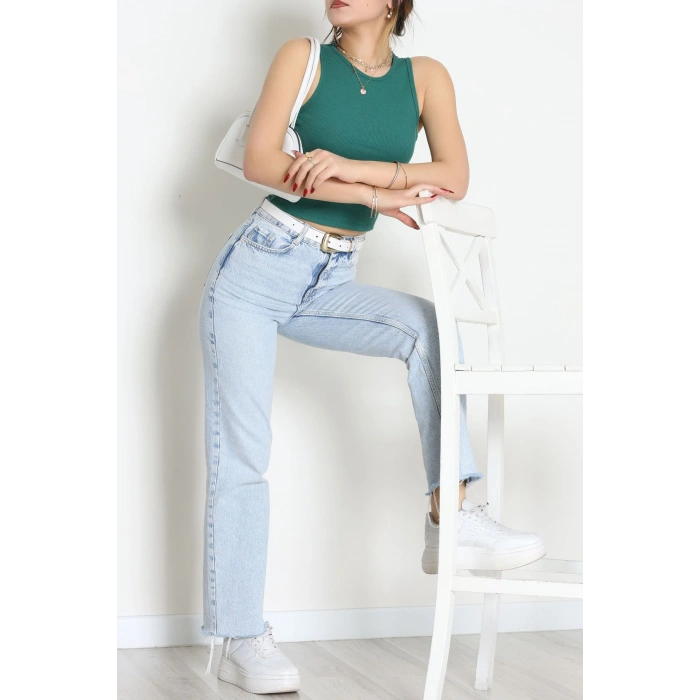 Bisiklet Yaka Kaşkorse Atlet Yeşil - 21172.200.