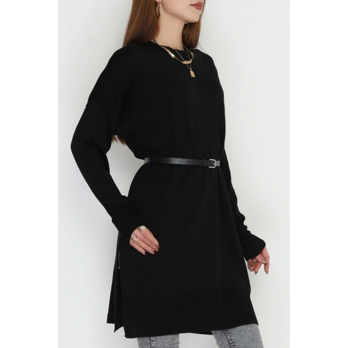 Bisiklet Yaka Triko Siyah - 42735.1766.