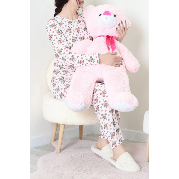 Bisiklet Yaka Uzun Kol Pijama Takımı Panda - 780.1287.