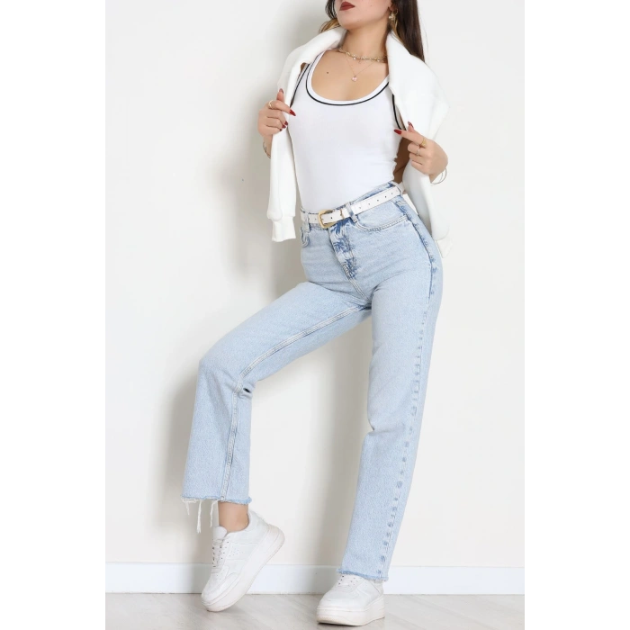 Biye Garnili Kare Yaka Atlet Beyaz - 21870.200.