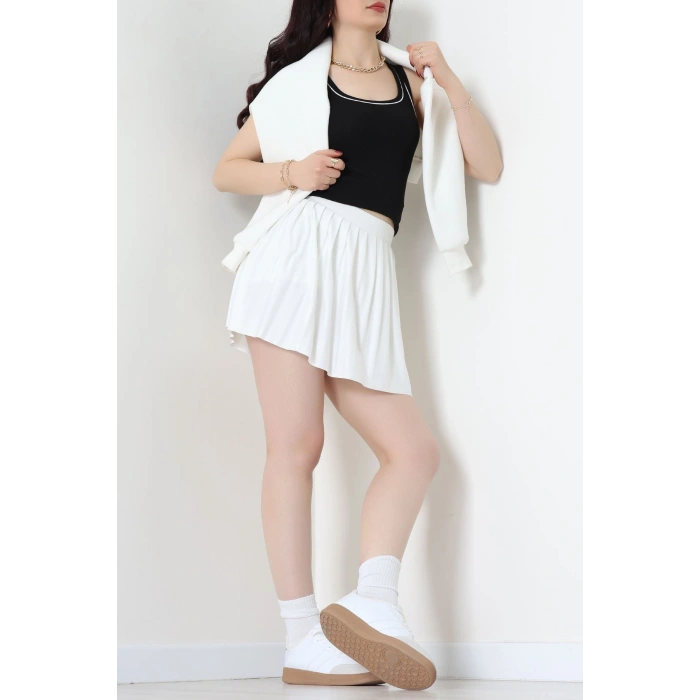 Biye Garnili Kare Yaka Atlet Siyah - 21870.200.