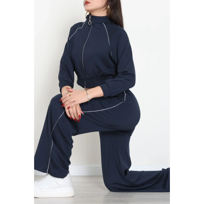 Biyeli Crop Eşofman Takımı Laci - 4130.1247.