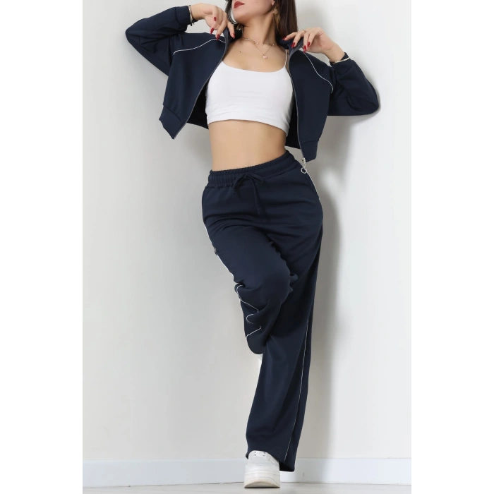 Biyeli Crop Eşofman Takımı Laci - 4130.1247.