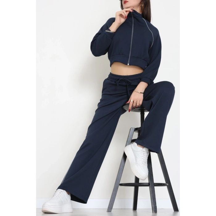 Biyeli Crop Eşofman Takımı Laci - 4130.1247.