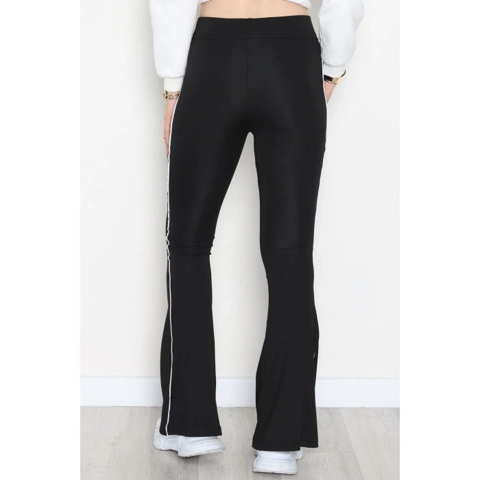 Biyeli İspanyol Paça Dalgıç Tayt Siyah - 52083.1098.