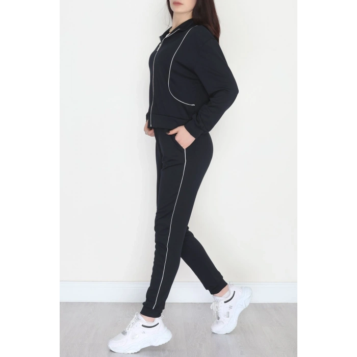 Biyeli Modal Kumaş Takım Lacivert - 4124.1247.