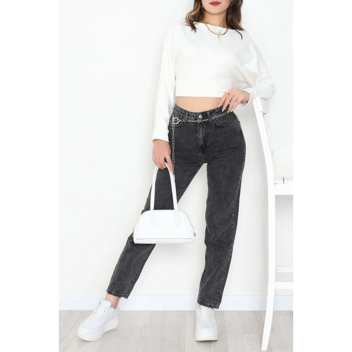 Boyfriend Kot Pantolon Füme - 31648.1968.