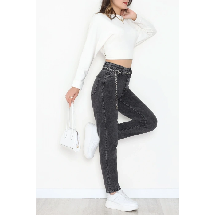 Boyfriend Kot Pantolon Füme - 31648.1968.