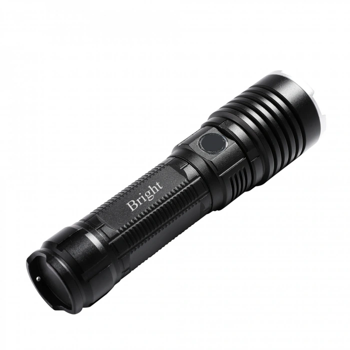 Bright Ght-5761 Xp50 Led 3 Mod Zoomlu Yağmur Suyu Geçirmez Şarjlı El Feneri