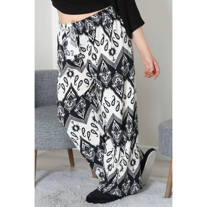 Bürümcük Büyük Beden Alt Beyazsiyah - 52127.1567.