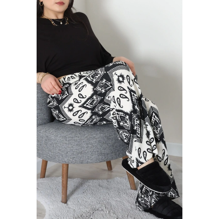 Bürümcük Büyük Beden Alt Beyazsiyah - 52127.1567.