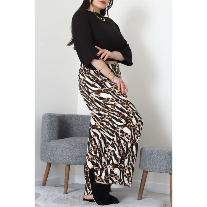 Bürümcük Büyük Beden Alt Çizgilileopar - 52127.1567.