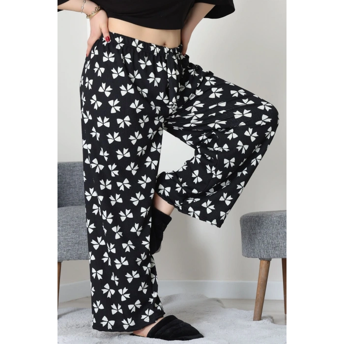 Bürümcük Büyük Beden Alt Siyahbeyaz - 52127.1567.