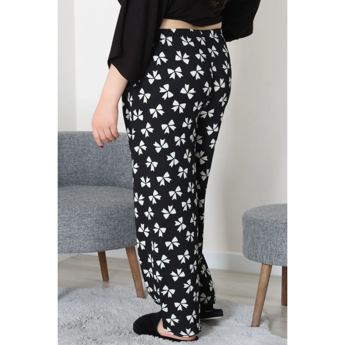 Bürümcük Büyük Beden Alt Siyahbeyaz - 52127.1567.