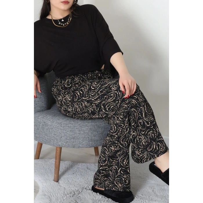 Bürümcük Büyük Beden Alt Siyahkahve - 52127.1567.