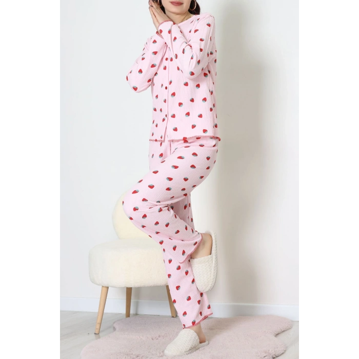 Bürümcük Pijama Takımı Çilek - 123.1287.