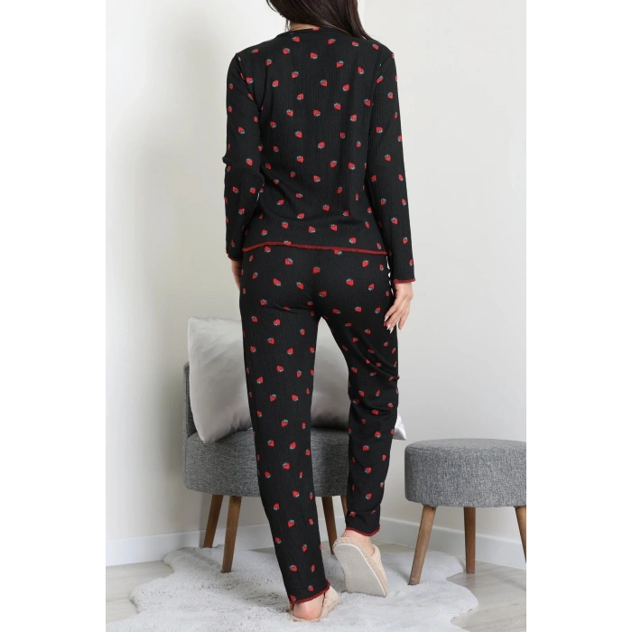 Bürümcük Pijama Takımı Siyahçilek - 123.1287.
