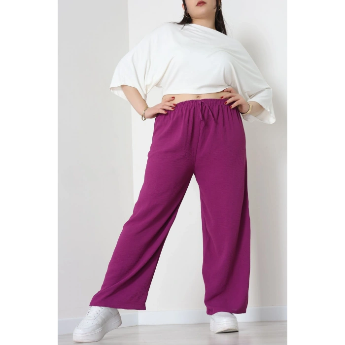 Büyük Beden Ayrobin Alt Mor - 52126.1567.