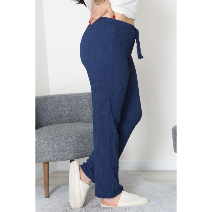 Büyük Beden Bubble Alt Lacivert - 52124.1567.