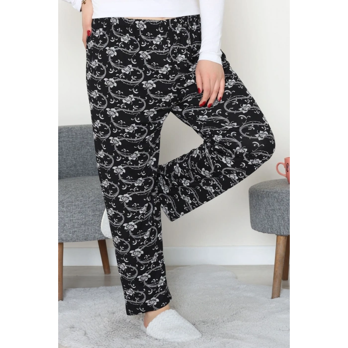 Büyük Beden Viskon Alt Siyah1 - 52121.1567.